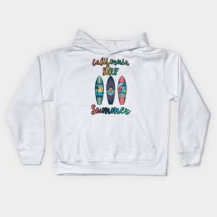 CALIFORNIA SURF SUMMER Kids Hoodie